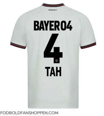 Bayer Leverkusen Jonathan Tah #4 Udebanetrøje 2023-24 Kortærmet